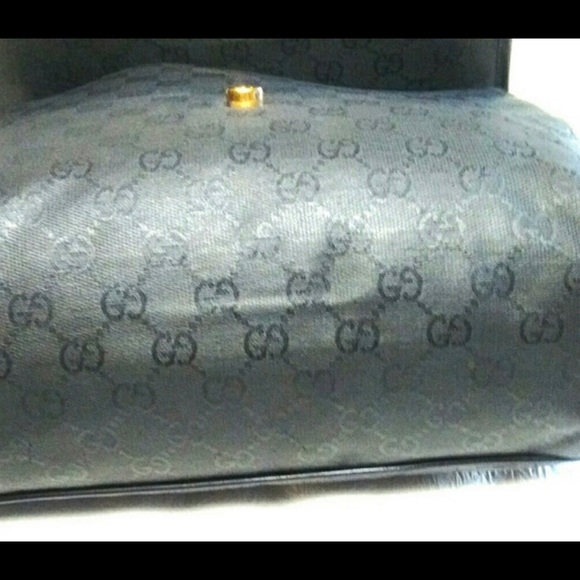 GUCCI VTG MONOGRAM HANDBAG - Picture 8 of 10